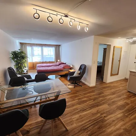 شقة Stilvolles Und Ruhiges Mit Privater 60m2 Sonnenterrasse Bei Der Parsennbahn دافوس