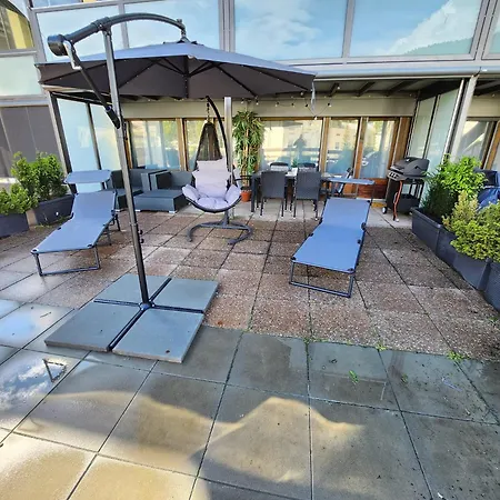 Fuer 4 Pers Neben Talstation Parsennbahn Und Buenda Skilift Private Dachterrasse Daire *