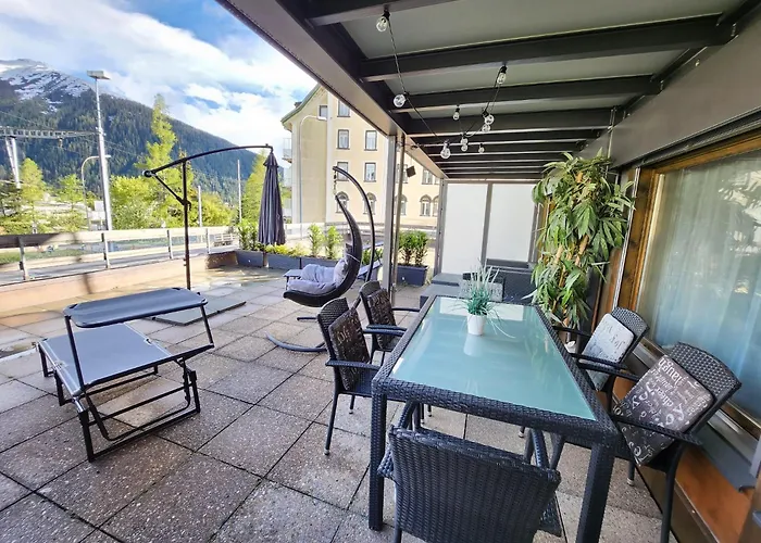 Apartmán Fuer 4 Pers Neben Talstation Parsennbahn Und Buenda Skilift Private Dachterrasse