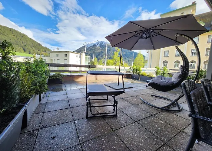 Apartmán Fuer 4 Pers Neben Talstation Parsennbahn Und Buenda Skilift Private Dachterrasse
